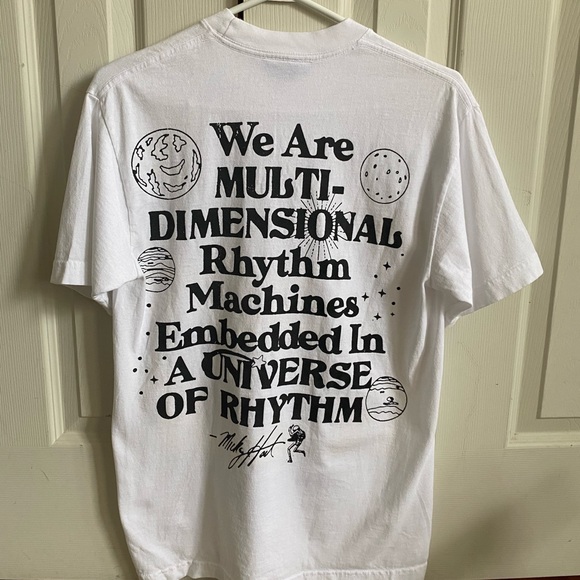 Mickey Hart "The Beam" White T-Shirt Size S - Picture 7 of 9